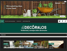 Tablet Screenshot of decoralos.com